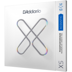 D'ADDARIO Xs Phosphor Bronze Acoustic Guitar Strings - Light 12-53