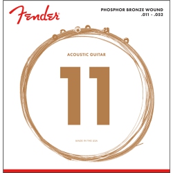 FENDER Phosphor Bronze Acoustic Guitar Strings - Ball End 11-52