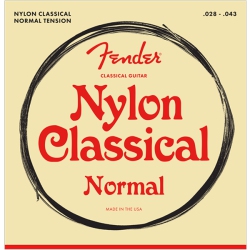 FENDER 100 Classical Nylon Acoustic Guitar Strings - Tie End 28-43