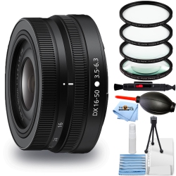 NIKON Nikkor Z Dx 16-50MM F/3.5-6.3 Vr Lens 20084 - Uv Filter Bundle Box In White