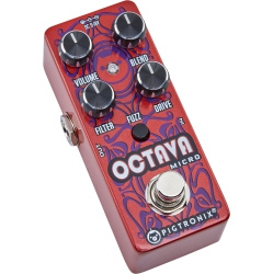 PIGTRONIX 45201 Octavia Micro Analog Octave Fuzz & Distortion Pedal