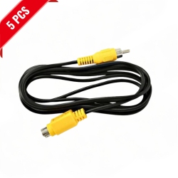V-MAX [5 Pack] Cable Rca 7 to 3 Pin 1.8M