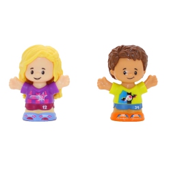 FISHER-PRICE Little People, Boy And Girl Soccer Players