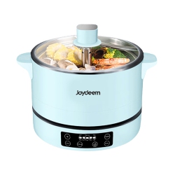 JOYDEEM Auto Lifting Hot Pot, 4L In White
