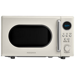 Insignia Retro 0.7 Cu. Ft. Retro Compact Microwave (NS-MW7RM5-C) - Cream - Only at Best Buy