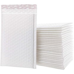 QNP SUPPLIES Poly Bubble Mailer 200 Pack (Matte White) - 10.5"x16" #3