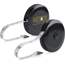 MEDCA Tape Measure for Body, (Pack Of 2) Inch And Cm, Portable, Retractable Soft Ruler Tool for Measurements Body Fat, Fitness Sewing Tailor Fabric