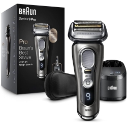BRAUN Electric Razor for Men, Series 9 Pro 9465Cc Wet & Dry Electric Foil Shaver With Prolift Beard Trimmer