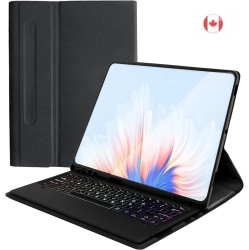 GENER Keyboard Case for Samsung Galaxy Tab S10 Plus / Tab S9 Plus 12.4 Inch | Bluetooth Backlit Detachable Wireless Keyboard With Pen Holder -