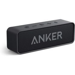 ANKER Soundcore Bluetooth Speaker - Upgraded, Ipx5 Waterproof, Stereo Sound, 24H Playtime, Portable Wireless Speaker for Iphone, Samsung, And More