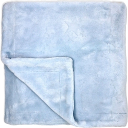 BABY MODE Amor Bebe Sculpted Fleece Blanket - Stars In Blue