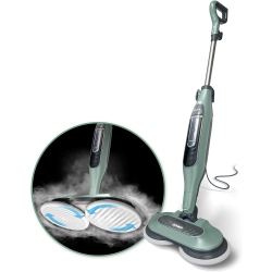 SHARK S7000C Steam & Scrub All-In-One Scrubbing And Sanitizing Hard Floor Steam Mop, Sage (Canadian Version) In Green