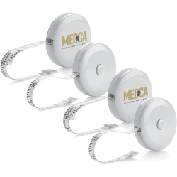 MEDCA Body Tape Measure - (4 Pack) Measuring Tape for Body And Body Fat Measuring Device Fitness & Weight Monitors, Retractable Tapes Measure Ruler