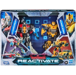TRANSFORMERS Reactivate 6 Inch Action Figure Deluxe Class 2-Pack - Starscream & Bumblebee
