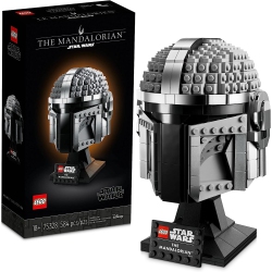 LEGO Star Wars The Mandalorian Helmet 75328 Buildable Model Kit, Display Collectible Decoration Set for Adults, Men, Women, Mom, Dad, Collectible