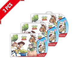 DISNEY [3 Pack] Toy Story Optical Mouse And Mouse Pad Set
