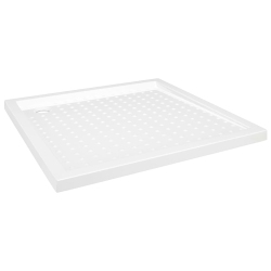 VIDAXL Shower Base Tray With Dots 90X90X4 Cm Abs In White