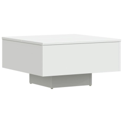 VIDAXL Coffee Table 60X60X31.5 Cm Engineered Wood In White