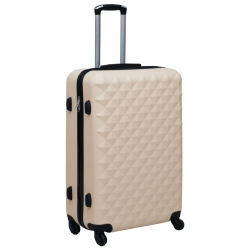 VIDAXL Hardcase Trolley Abs In Gold