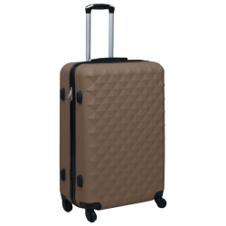 VIDAXL Hardcase Trolley Abs In Brown