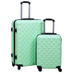 VIDAXL Hardcase Trolley Set 2 PCs Abs In Mint