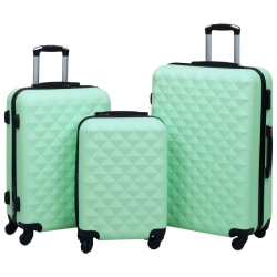 VIDAXL Hardcase Trolley Set 3 PCs Abs In Mint