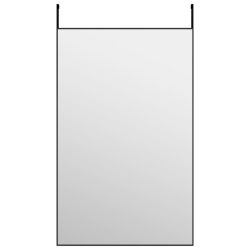VIDAXL Door Mirror 50X80 Cm Glass And Aluminium In Black