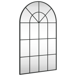 VIDAXL Wall Mirror 60X100 Cm Arch Iron In Black