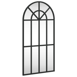VIDAXL Wall Mirror 30X60 Cm Arch Iron In Black