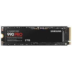 SAMSUNG Refurbished (Good) 990 Pro 2Tb Nvme PCi-E Internal Solid State Drive (Mz-V9P2T0B/am) - English
