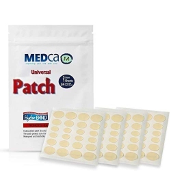 MEDCA Acne Absorbing Covers - Hydrocolloid Acne Care Bandages (96 Count) 3 Universal Patch Sizes, Acne Blemish Treatment for Face & Skin Spot Pore