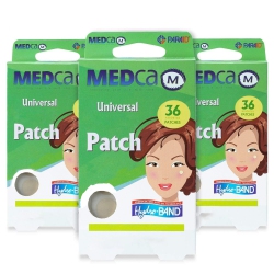 MEDCA Acne Care Pimple Patch Absorbing Cover - Hydrocolloid Bandages (108 Count) Two Universal Sizes, Acne Spot Treatment for Face & Skin Spot Patch