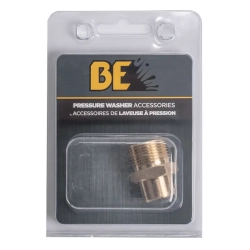 85.300.126BEP Pressure Washer Fitting M22 Male, 1/4" Fnpt Pkgd