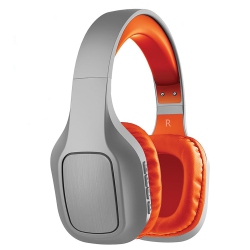 ESCAPE - Wireless Stereo Headphones, Integrated Microphone, Gray And In Orange