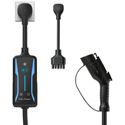 Pion Power Flex-AC LE 40A Level 2 Portable Electric Vehicle Charger - Blue/Black