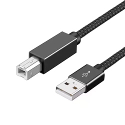 GENERIC Printer Cable to USB C 2.0 Printer Cable USB-C to USB-B Cable C-Type Male to B-Type Male High-Speed Cable Compatible