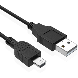 GENERIC 6Ft USB Cable Power Cord for Yeti Recording Microphones Mic, Compatible With Garmin Gps Navigator Nuvi 50Lmt 52Lm In Blue