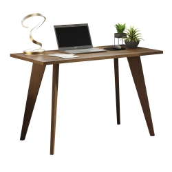 MADESA Modern Office Desk 47 Inch Computer Home Table Utility Study Workstation Sleek Wooden Unit 47 Inch - In Brown