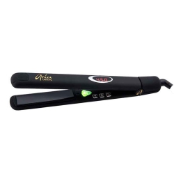 ARIA BEAUTY - 1” Infrared Tourmaline Hair Straightener In Black