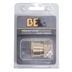 85.300.103BEP Pressure Washer Fitting Coupler 3/8 Q/c Fnpt Pkg