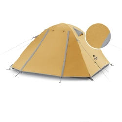 NATUREHIKE P-Series Aluminum Pole Tent | Tent Camping Backpacking & Hiking(Yellow)