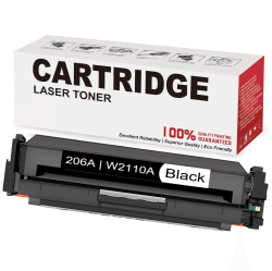 GENERIC Compatible HP W2110A 206A Toner Cartridge Oem Chip (Without Toner Level) 1.35K In Black