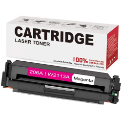 GENERIC Compatible HP W2113A 206A Toner Cartridge Oem Chip (Without Toner Level) 1.25K In Magenta