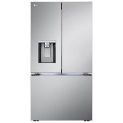 Open Box - LG 36" 26 cu. ft. Smart Counter-Depth MAX French Door Refrigerator - SS - Scratch & Dent
