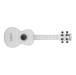 KALA Waterman Soprano Ukulele - Frosted Glass Transparent