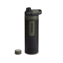 GRAYL Ultrapress Water Purifier Bottle - 16.9OZ/500Ml Camp Water Filter In Black