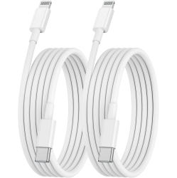 CHIPMUNKTECH USB-C to Lightning Cable (2 Pack 10Ft)
