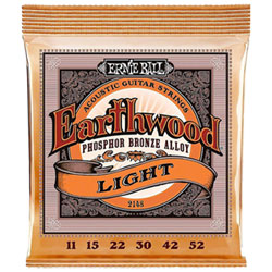 Cordes De Guitare Acoustique En Alliage De Bronze Phosphoreux 0,011 À 0,052 Earthwood D'ernie Ball (P02148)