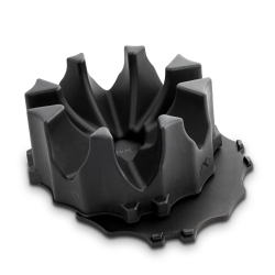 ALPCOUR 4-Tier Bike Trainer Riser Block - Anti-Skid, Ride Position Enhancer - In Black