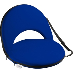 ALPCOUR Reclining Stadium Seat - Waterproof, 6-Position Comfort - In Blue